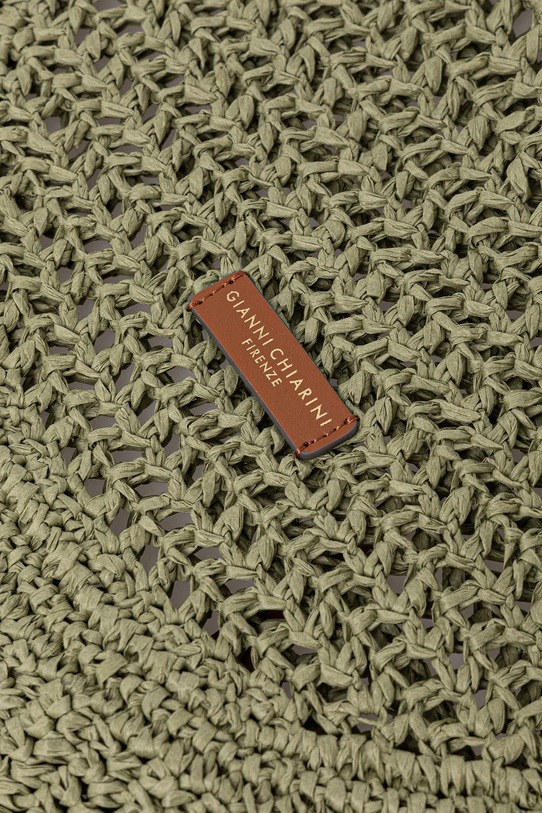 Gianni Chiarini torebka shopper damska NEFELI BS.11954/COMM.STR.CRCH zielony