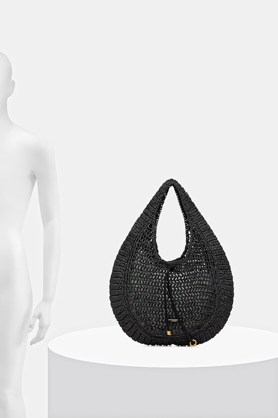 Gianni Chiarini torebka shopper damska NEFELI BS.11954/COMM.STR.CRCH czarny