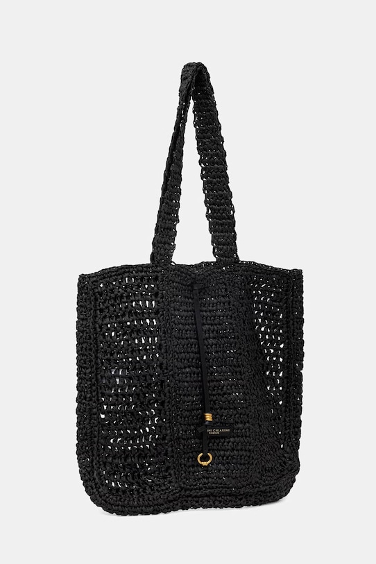 Gianni Chiarini torebka tote damska NEFELI BS.11955/COMM.STR.CRCH czarny SS26