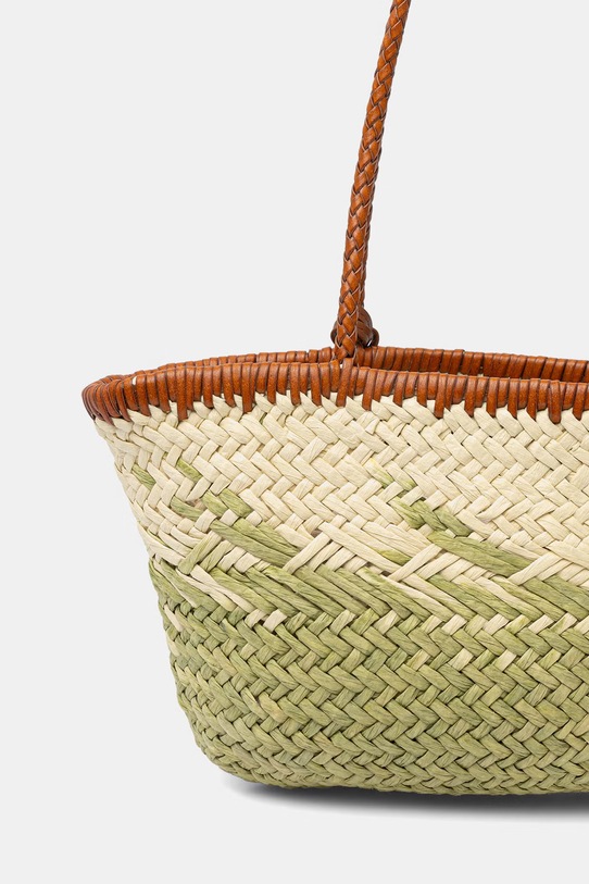 Doplnky Gianni Chiarini plážová kabelka dámska PALOMA BS.11311/COMM.STRAWINT zelená