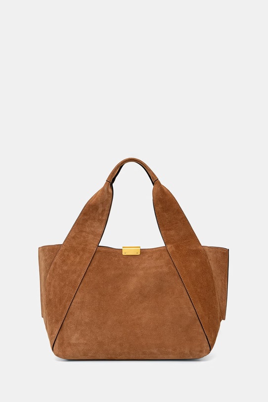 Akcesoria Gianni Chiarini torebka damska zamszowa VIVI BS.11997.CM.PL brązowy