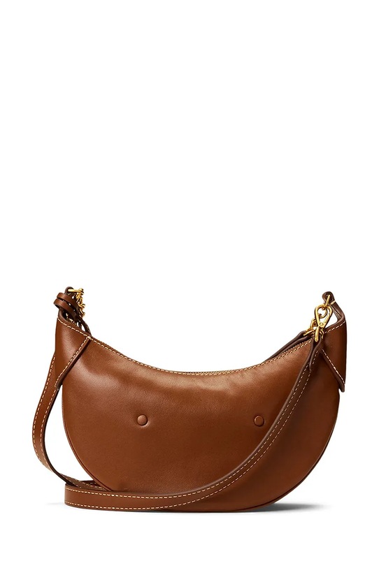 Polo Ralph Lauren torebka crossbody damska skórzana 428977210 brązowy SS26