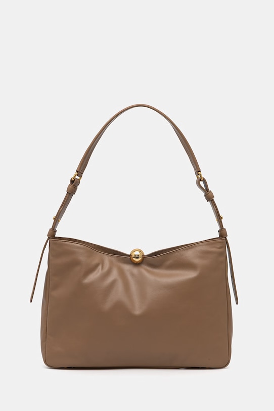 Furla torebka shopper damska skórzana Sfera Soft L Shoulder Bag brązowy WB01365.BX3168.4489S