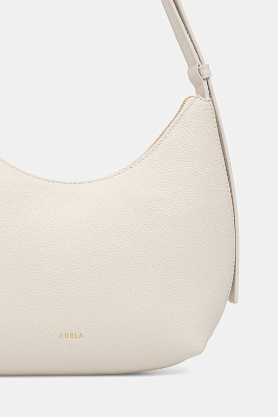 Akcesoria Furla torebka damska skórzana Goccia S Shoulder Bag WB01500.BX3353.PNN00 beżowy