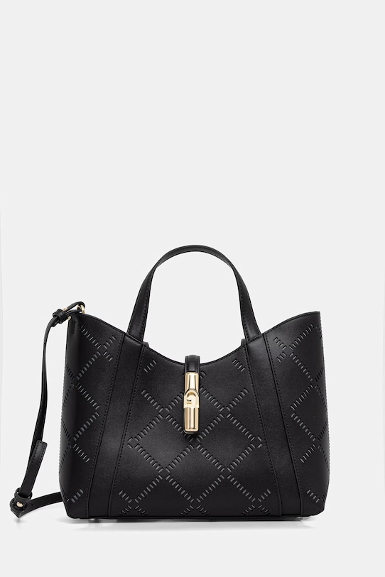 Furla kabelka dámska kožená Goccia S Tote čierna WB01789.BX3947.O6000