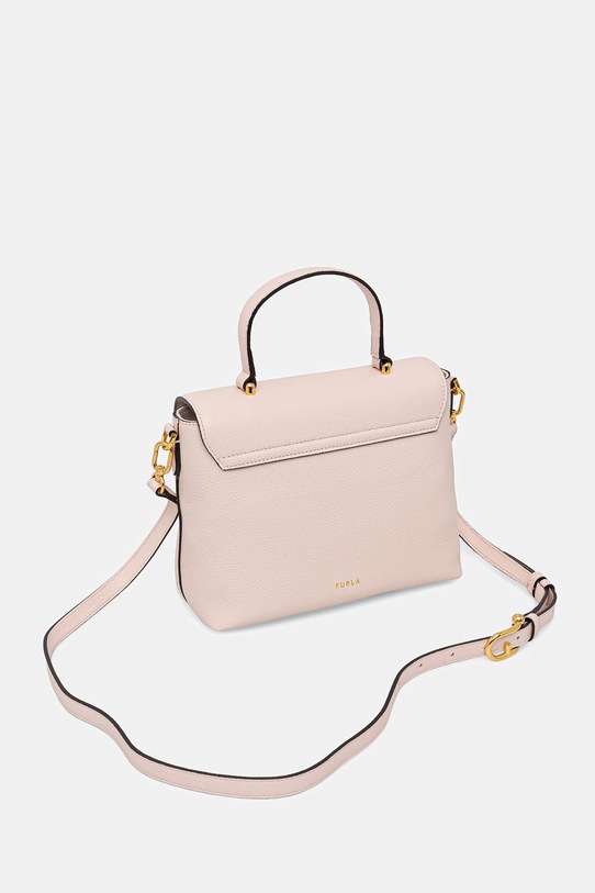 Akcesoria Furla torebka damska skórzana Moonlight S Top Handle WB01882.BX3036.4355S różowy