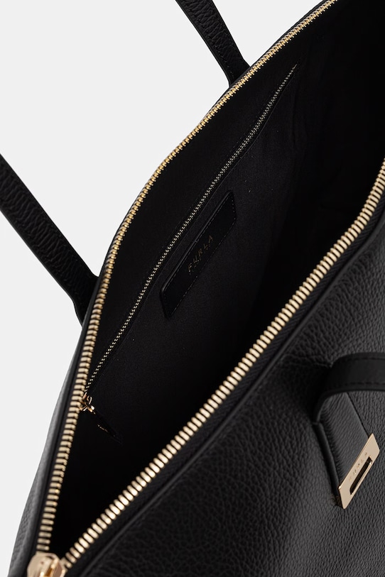 Furla torebka shopper damska skórzana Olivia L Tote WB01940.HSF000.O6000 czarny