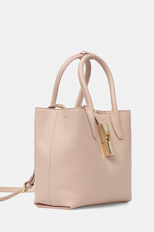 Furla torebka crossbody damska skórzana Goccia S Tote Base 22 WB01949.ARE000.4655S beżowy SS26