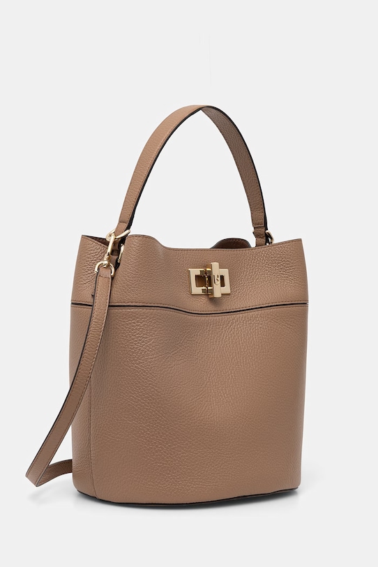 Furla torebka crossbody damska skórzana Amelia M Bucket Bag WB01953.HSF000.4489S brązowy SS26