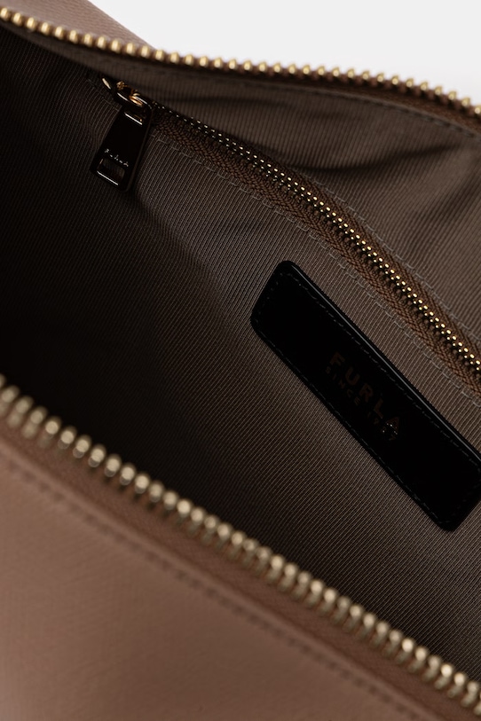 Furla torebka crossbody damska skórzana Tonie M Hobo WB01964.A.0023.4489S brązowy