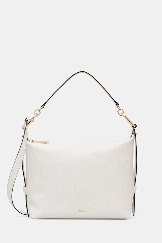 Furla torebka damska skórzana Tonie M Hobo biały WB01964.A.0023.01B00