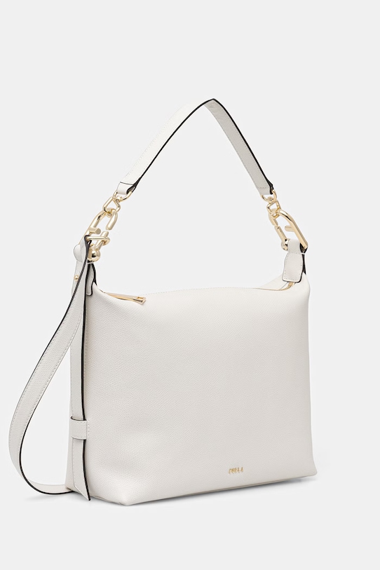 Furla torebka damska skórzana Tonie M Hobo WB01964.A.0023.01B00 biały SS26