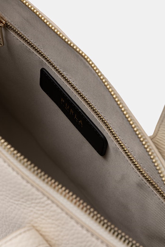 Furla torebka shopper damska skórzana Olivia M Tote WB01977.HSF000.PNN00 beżowy