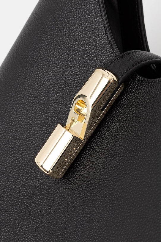 Furla torebka damska skórzana Goccia S Hobo czarny WB01979.BX3353.O6000