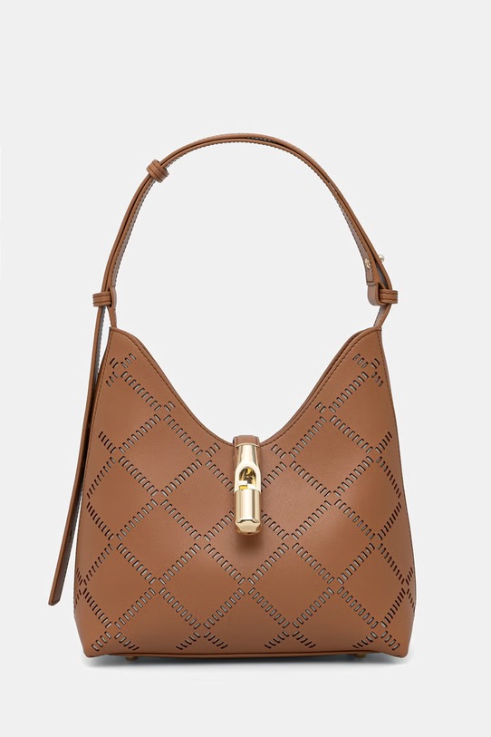 Furla torebka damska skórzana Goccia S Hobo brązowy WB01979.BX3947.RY000