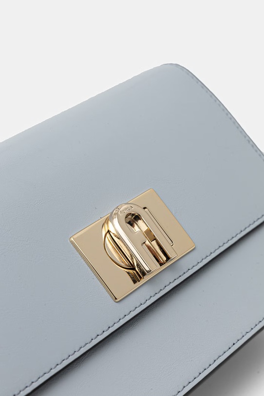 Furla torebka crossbody damska skórzana 1927 Mini Crossbody 20 niebieski WB01995.VCQ000.AR300