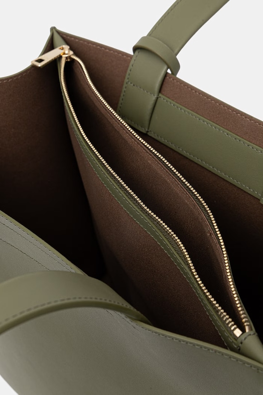 Furla torebka shopper damska skórzana Divide It M Tote WB02037.BX3104.4555S zielony