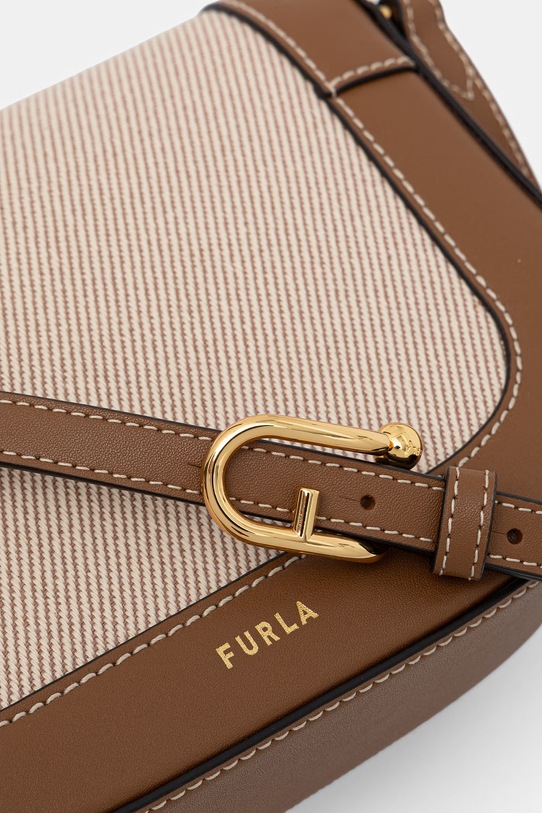 Furla torebka crossbody damska skórzana Moonlight S Crossbody beżowy WB01887.BX3542.TCO00
