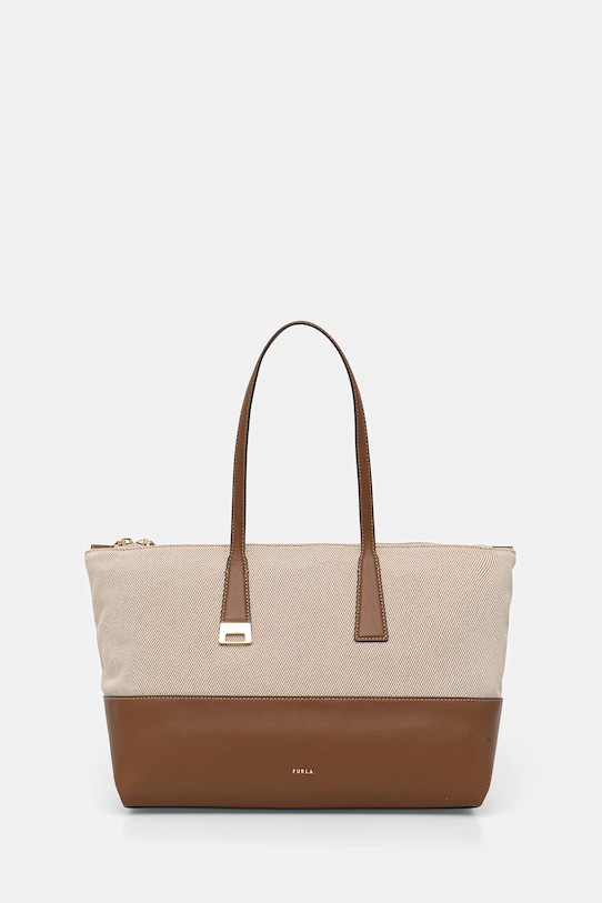 Furla torebka tote damska Olivia L Tote beżowy WB01940.BX3542.TCO00