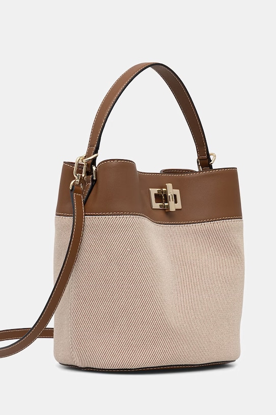 Furla torebka worek damska skórzana Amelia M Bucket Bag WB01953.BX3542.TCO00 beżowy SS26