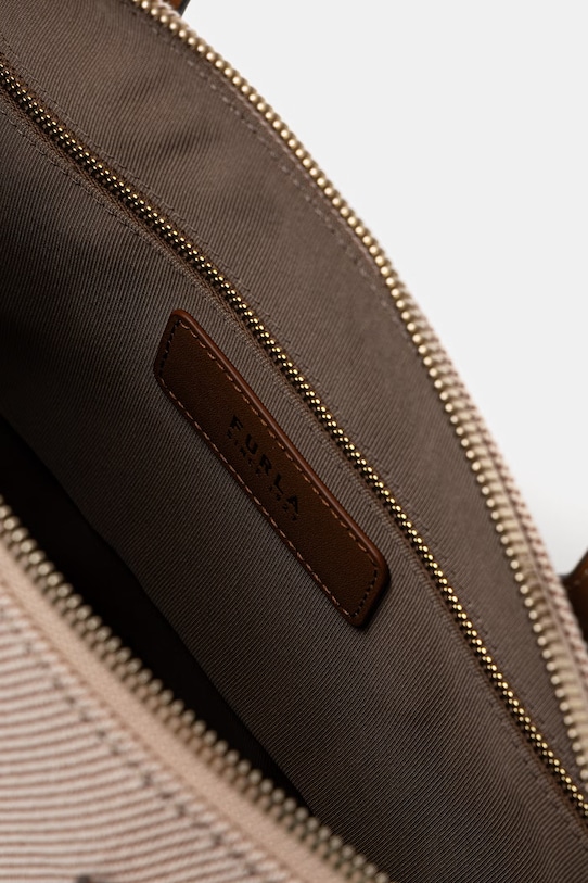 Furla torebka shopper damska Olivia M Tote WB01977.BX3542.TCO00 beżowy