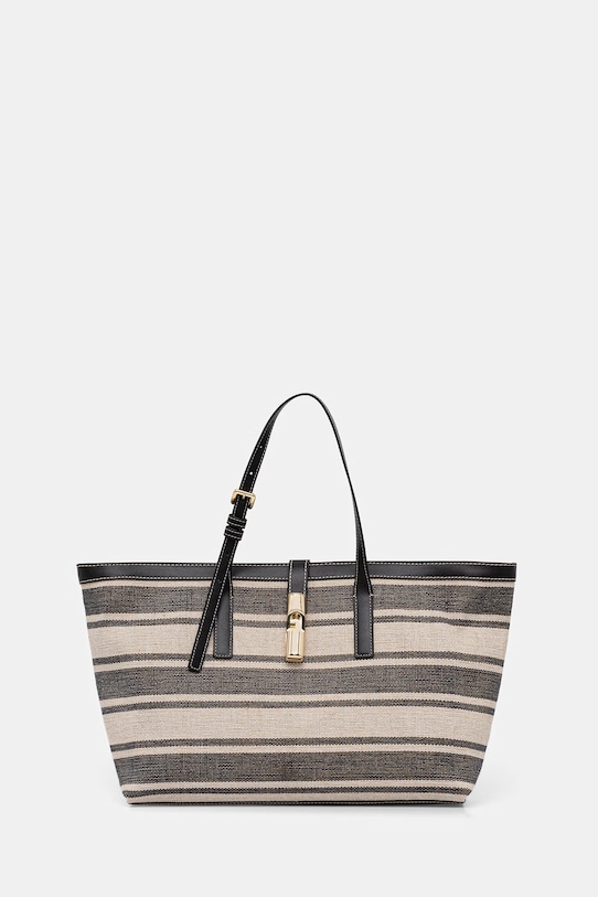 Furla torebka shopper damska Debby L Tote beżowy WB02007.BX4353.4296S