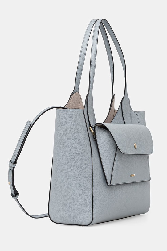 Furla torebka damska skórzana Lea S Tote WB02036.ARE000.AR300 niebieski SS26