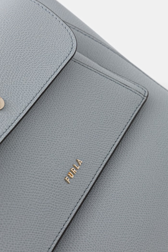 Furla torebka damska skórzana Lea S Tote niebieski WB02036.ARE000.AR300