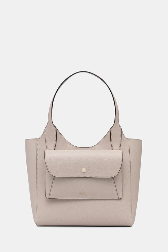 Furla listonoszka damska skórzana Lea S Tote beżowy WB02036.ARE000.LIN00