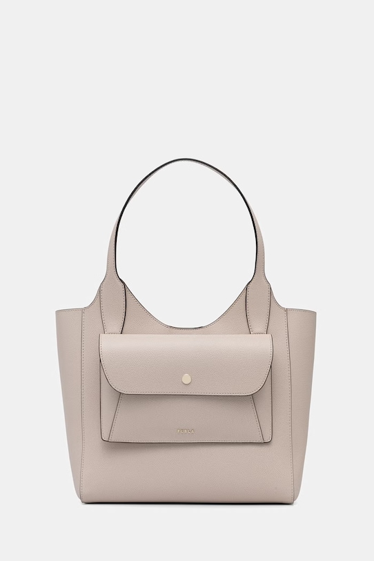 Furla listonoszka damska skórzana Lea S Tote beżowy WB02036.ARE000.LIN00