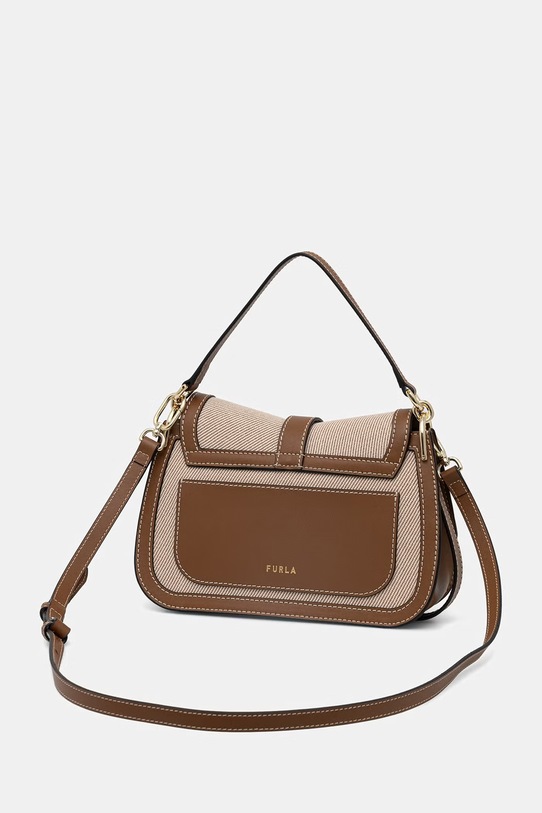 Akcesoria Furla torebka damska Amelia M Bucket Bag WB02042.BX3542.TCO00 beżowy