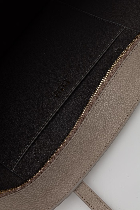 Furla torebka shopper damska skórzana Ava L Tote WB02059.BX4329.4621S beżowy