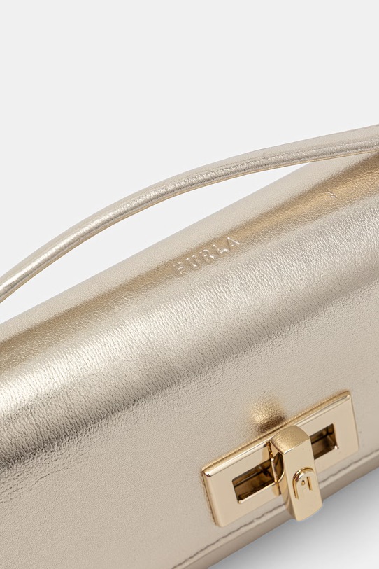 Furla torebka damska skórzana Clara Crossbody Clutch złoty WE00841.BX3973.CGD00