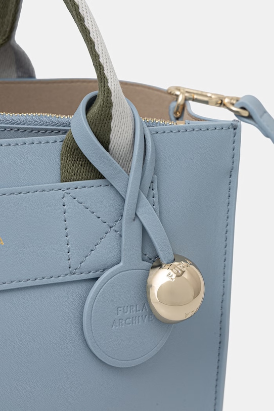 Furla torebka damska skórzana Divide It S Tote niebieski WB02038.BX4467.4500S