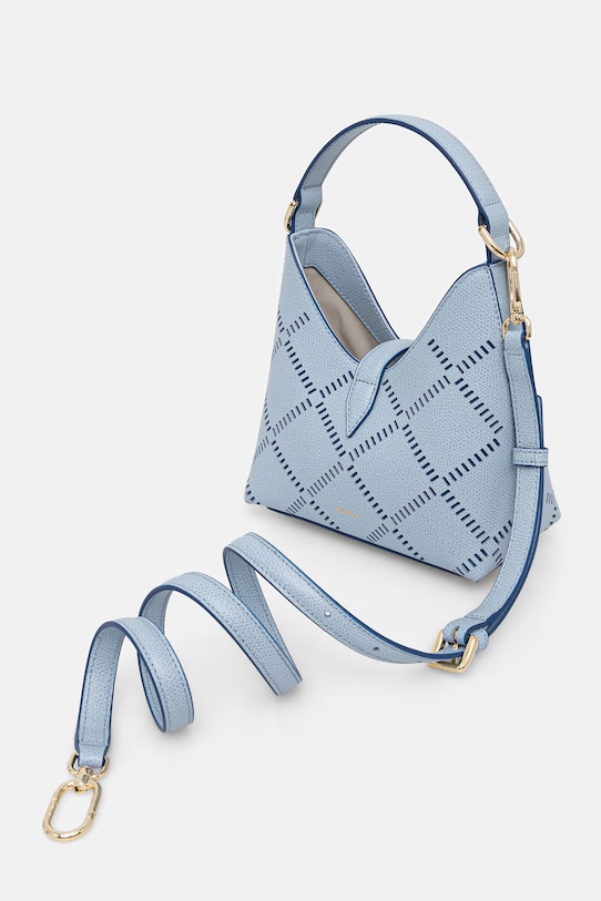 Doplnky Furla kabelka dámska kožená Iride Mini Hobo WE00876.BX4424.4785S modrá