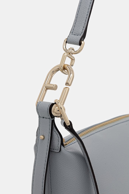 Furla torebka damska skórzana Tonie Mini Hobo niebieski WE00877.A.0023.AR300