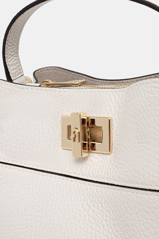 Furla kabelka typu vak dámska kožená Amelia Mini Bucket Bag biela WE00879.HSF000.01B00