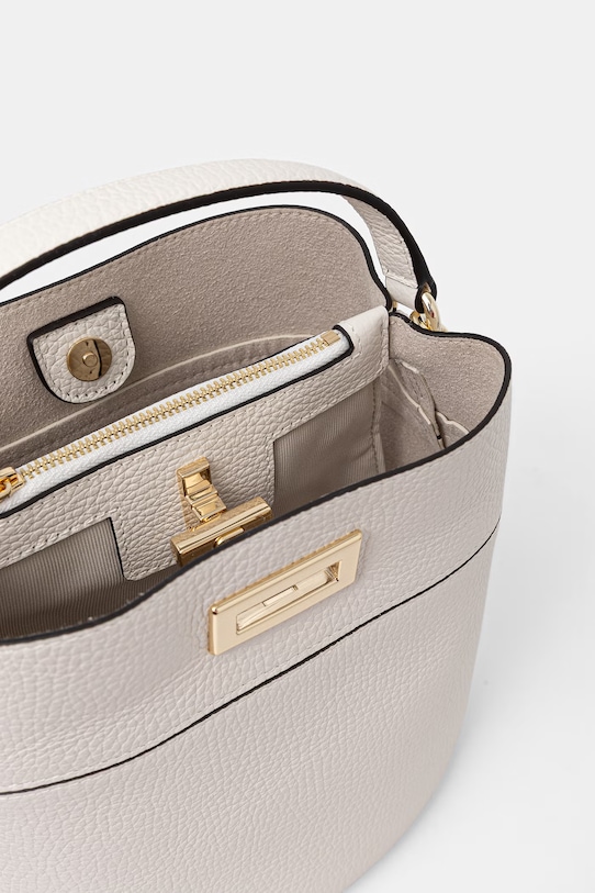 Furla kabelka typu vak dámska kožená Amelia Mini Bucket Bag WE00879.HSF000.01B00 biela