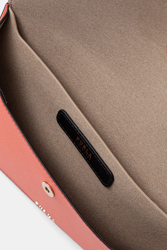 Furla torebka crossbody damska skórzana Lea XL Pouch WE00898.ARE000.4477S pomarańczowy