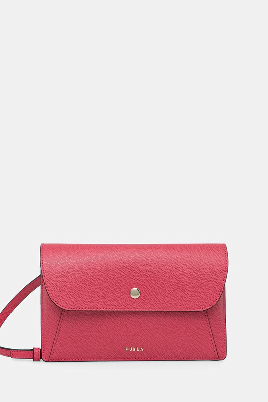 Furla torebka crossbody damska skórzana Lea XL Pouch różowy WE00898.ARE000.4485S