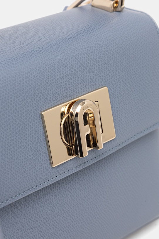 Furla torebka crossbody damska skórzana 1927 Mini Top Handle niebieski WB00109.ARE000.2495S