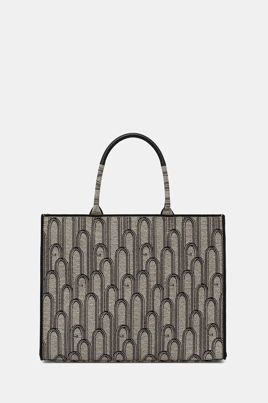 Furla geantă tote de damă din bumbac Opportunity L Tote bej WB00255.BX4614.TON00