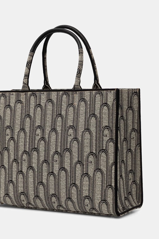 Akcesoria Furla torebka tote damska bawełniana Opportunity L Tote WB00255.BX4614.TON00 beżowy