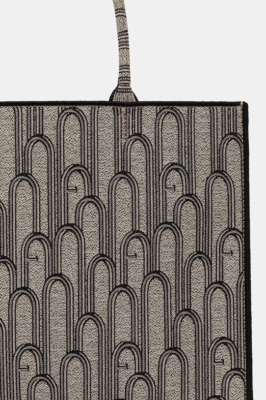 Furla geantă tote de damă din bumbac Opportunity L Tote bej WB00255.BX4614.TON00