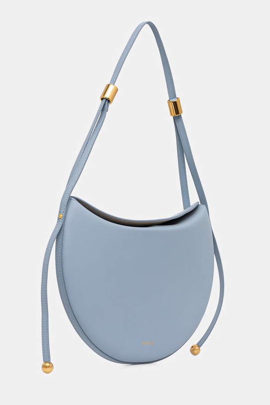 Furla geantă pentru femei, din piele Moonstone M Shoulder Bag WB01868.BX3104.CDZ00 albastru SS26