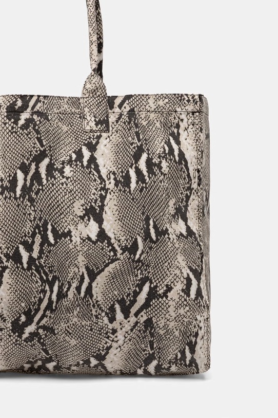 Akcesoria Anine Bing Leo torebka tote damska bawełniana A.13.11841.MTL100 beżowy