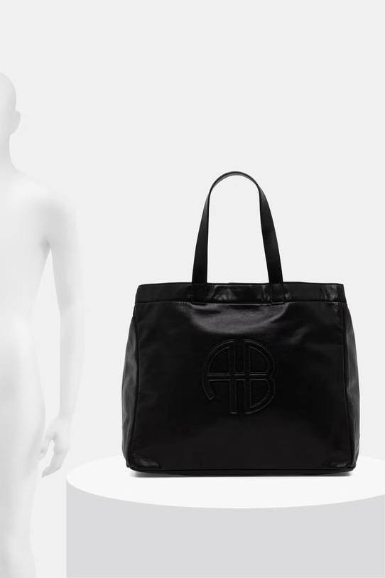 Anine Bing Rio torebka shopper damska skórzana A.13.2148. czarny