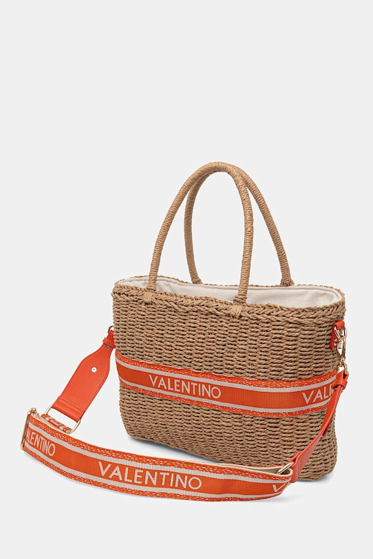 Akcesoria Valentino Bags torba plażowa damska BOHO VBGA0L01 beżowy