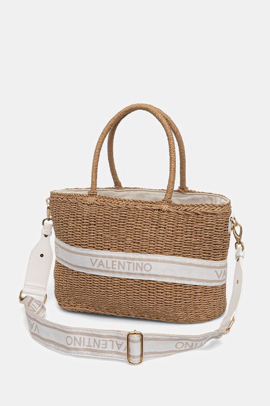 Akcesoria Valentino Bags torba plażowa damska BOHO VBGA0L01 beżowy