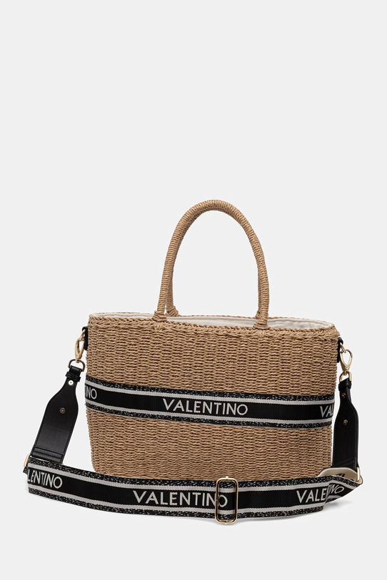 Akcesoria Valentino Bags torba plażowa damska BOHO VBGA0L01 beżowy